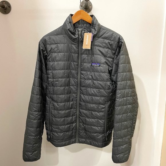 Patagonia Jackets & Coats Patagonia Mens Nano Puff Full Zip Jacket Gray Nwt Poshmark
